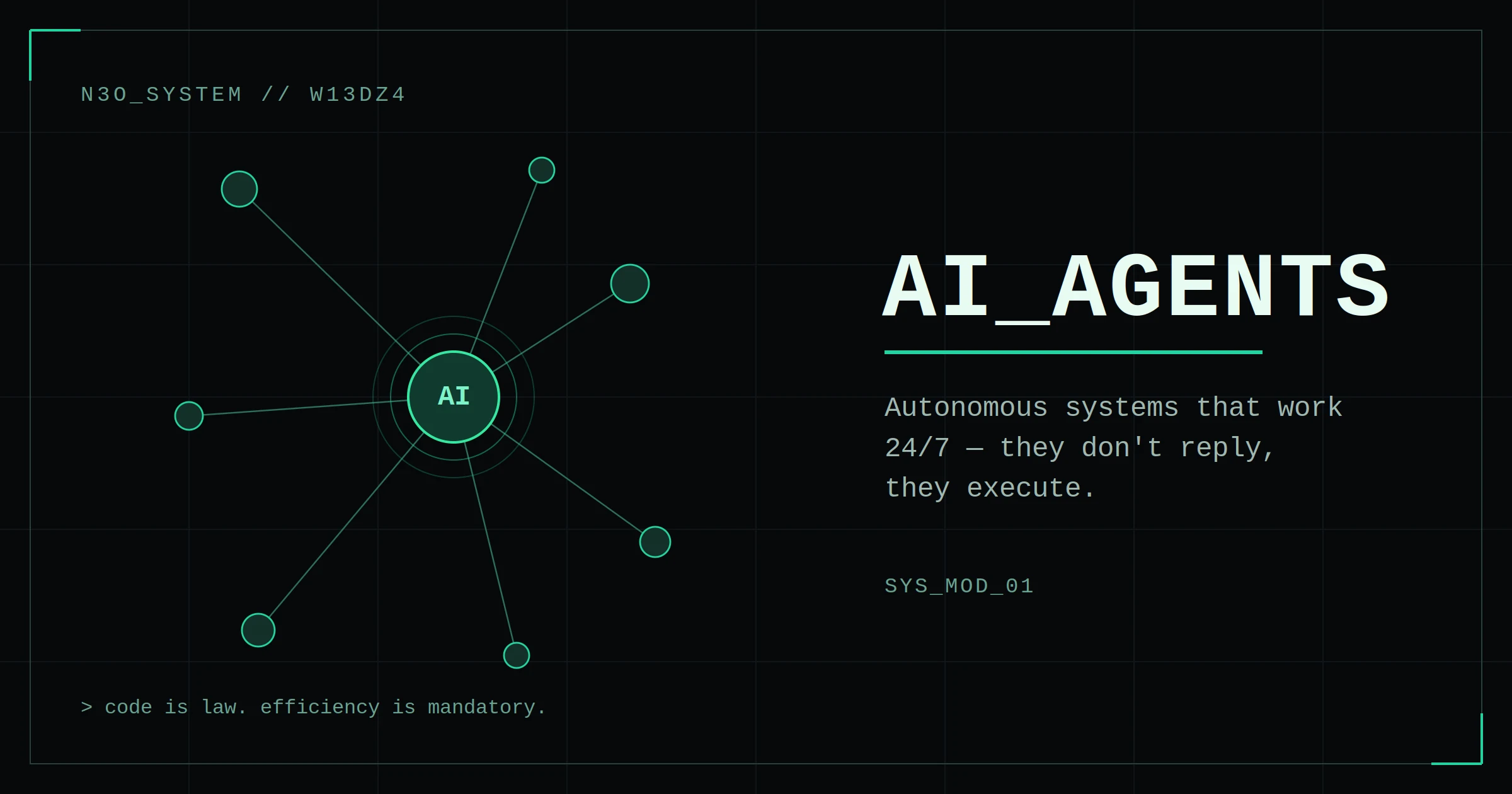 AI agents for business – autonomous systems by N3O System